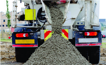 Ready mix concrete for industrial supply