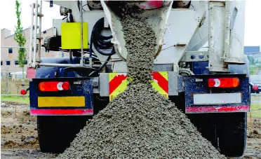 Ready mix concrete for industrial supply