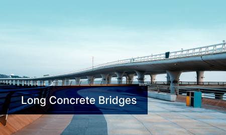 High grade Concrete for Long bridges