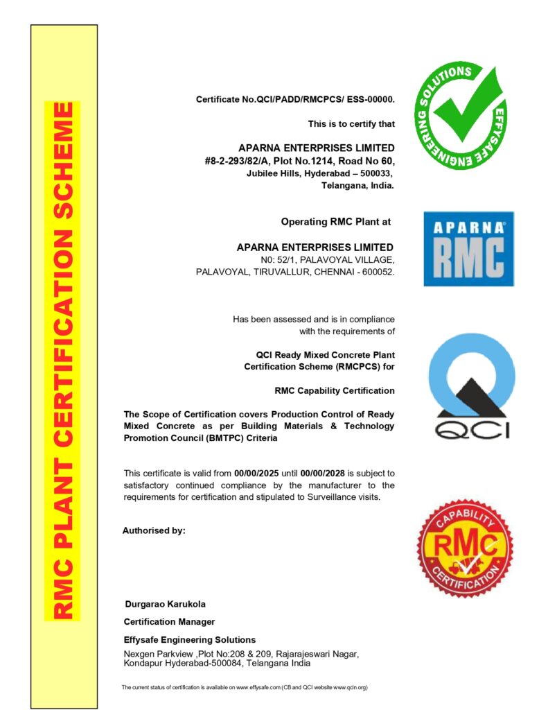 Aparna RMC Advantage | Aparna RMC | Leading RMC Supplier